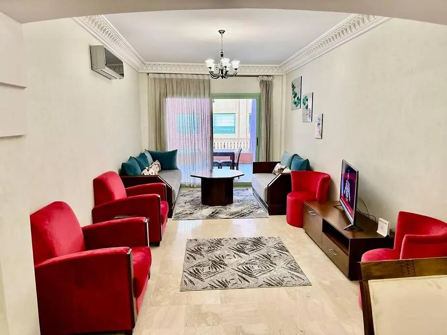 Beautiful Hivernage Apartment With Pool & Balcony, Near Attractions Marrakesh Maroc