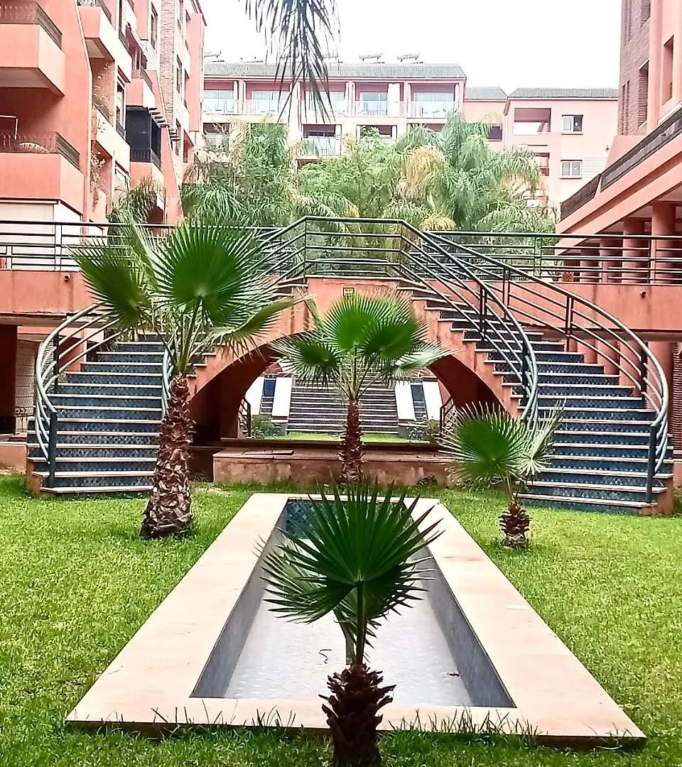 Beautiful Hivernage Apartment With Pool & Balcony, Near Attractions Marrakesz Maroko